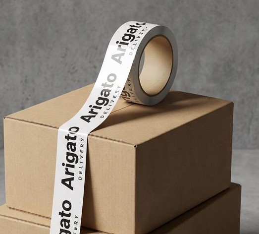 PP custom printed packaging tape with logo